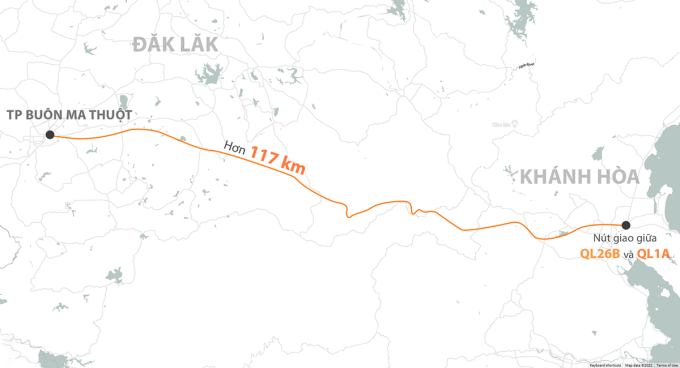 Dự án cao tốc Khánh Hòa- Buôn Ma Thuật giai đoạn 1